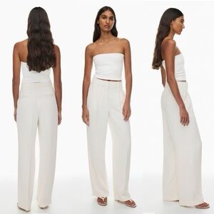 Aritzia The Effortless Flex Trouser Pants in Light Birch 6short